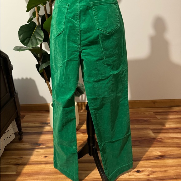 Green Corduroy Women Jeans - Picture 2 of 2